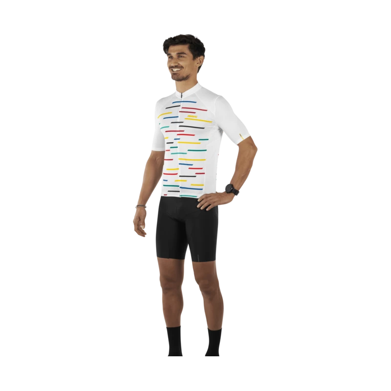 MAILLOT MAVIC COSMIC JERSEY BLANC 6 MAILLOT MAVIC COSMIC JERSEY BLANC – Image 4