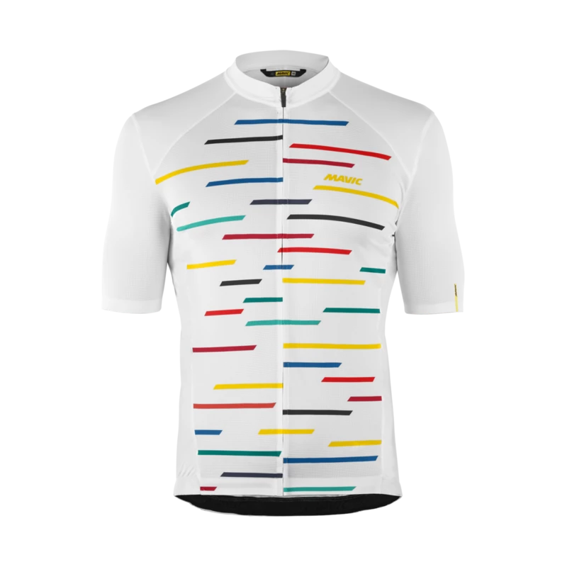 MAILLOT MAVIC COSMIC JERSEY BLANC 3 MAILLOT MAVIC COSMIC JERSEY BLANC