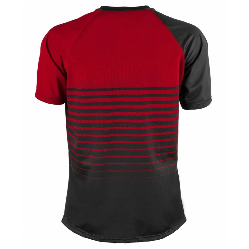 MAILLOT MOUSTACHE MANCHES COURTES ROUGE 4 MAILLOT MOUSTACHE MANCHES COURTES ROUGE – Image 2